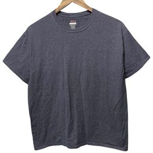 blank Navy blue Hanes comfort blend Classic fit short sleeve crewneck T-shirt